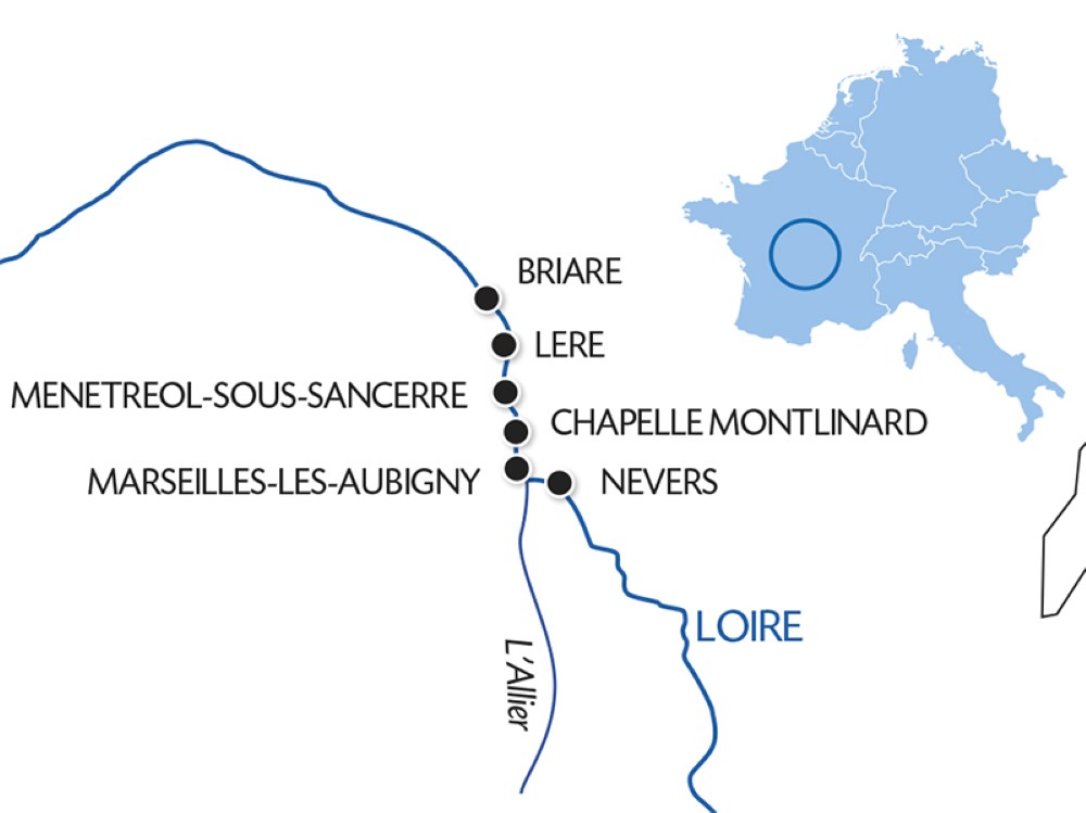 CroisiEurope Loire Canal Barge Itinerary 